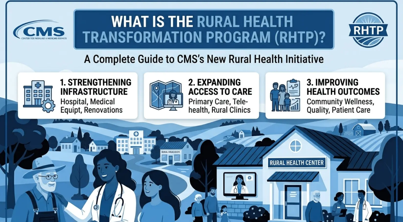 What Is the Rural Health Transformation Program (RHTP)? A Complete Guide to CMS’s New Rural Health Initiative What Is the Rural Health Transformation Program (RHTP)? A Complete Guide to CMS’s New Rural Health Initiative